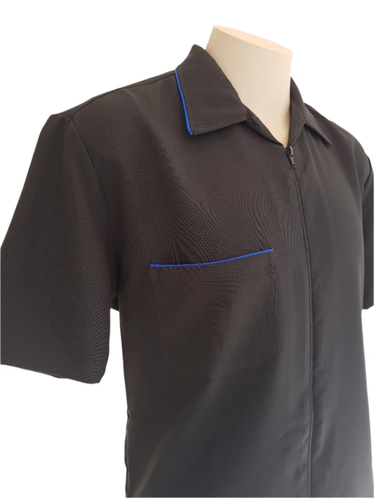 Mens Zip Front Tunic