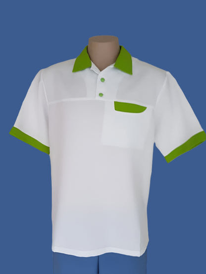 Two Tone Mens Yoke Shirt