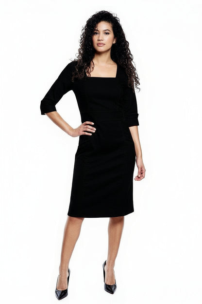 Shaz  3/4 Sleeve Dress - Winter