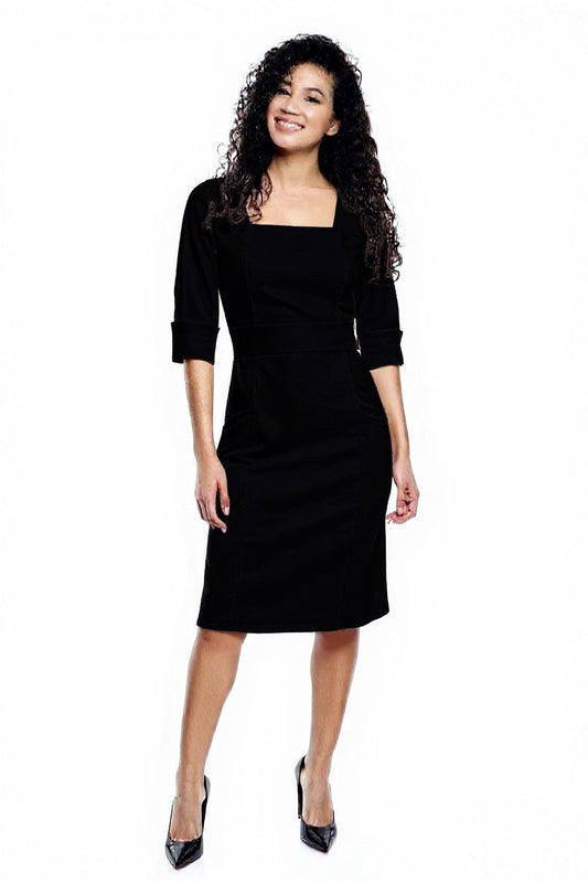 Shaz  3/4 Sleeve Dress - Winter